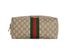 Gucci GG Supreme Toiletry Pouch, &pound;275, Accessories, Beige, Coated Canvas, Front view